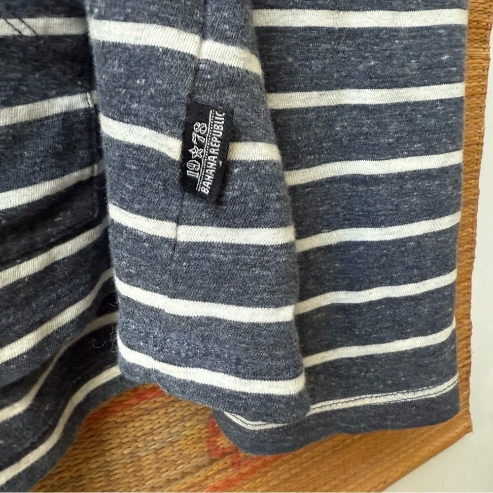 Banana Republic Striped Hoodie Shirt